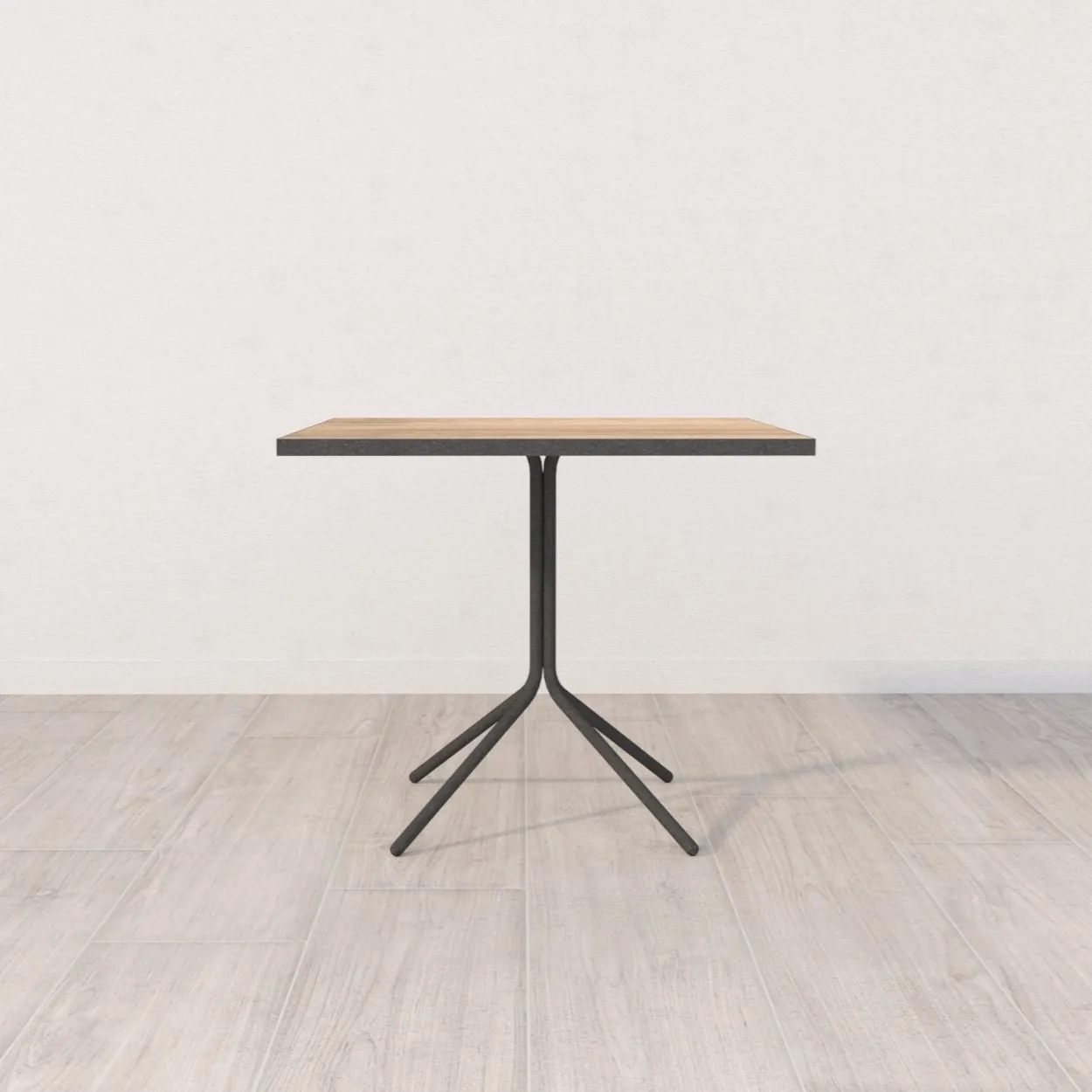 Mesa Milano compacta para cafeterías y desayunadores.