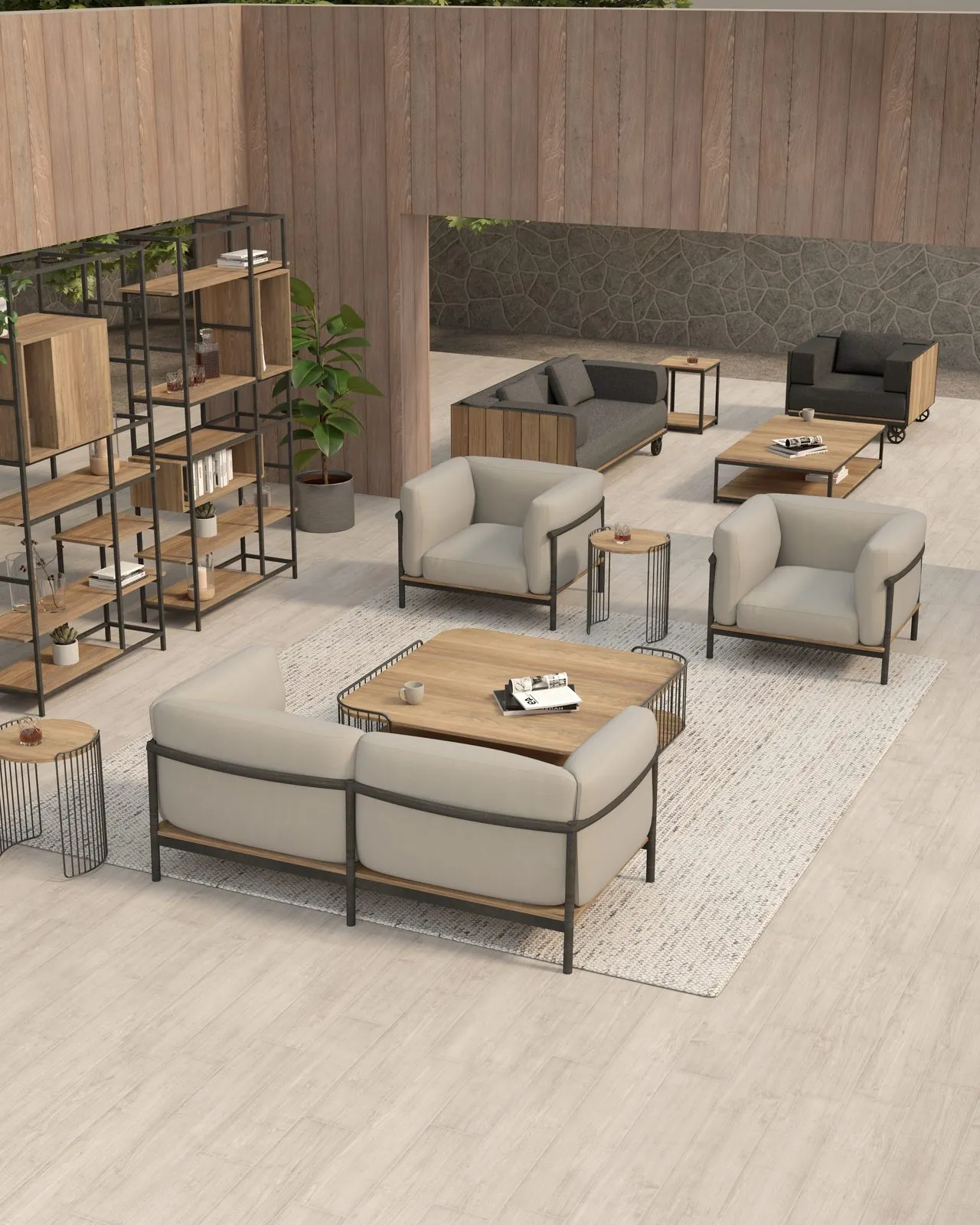 Sillones Alto Metal
